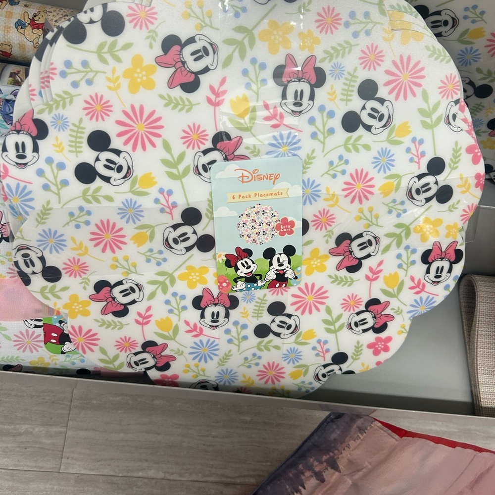 Disney Kids Floral Placemat Set